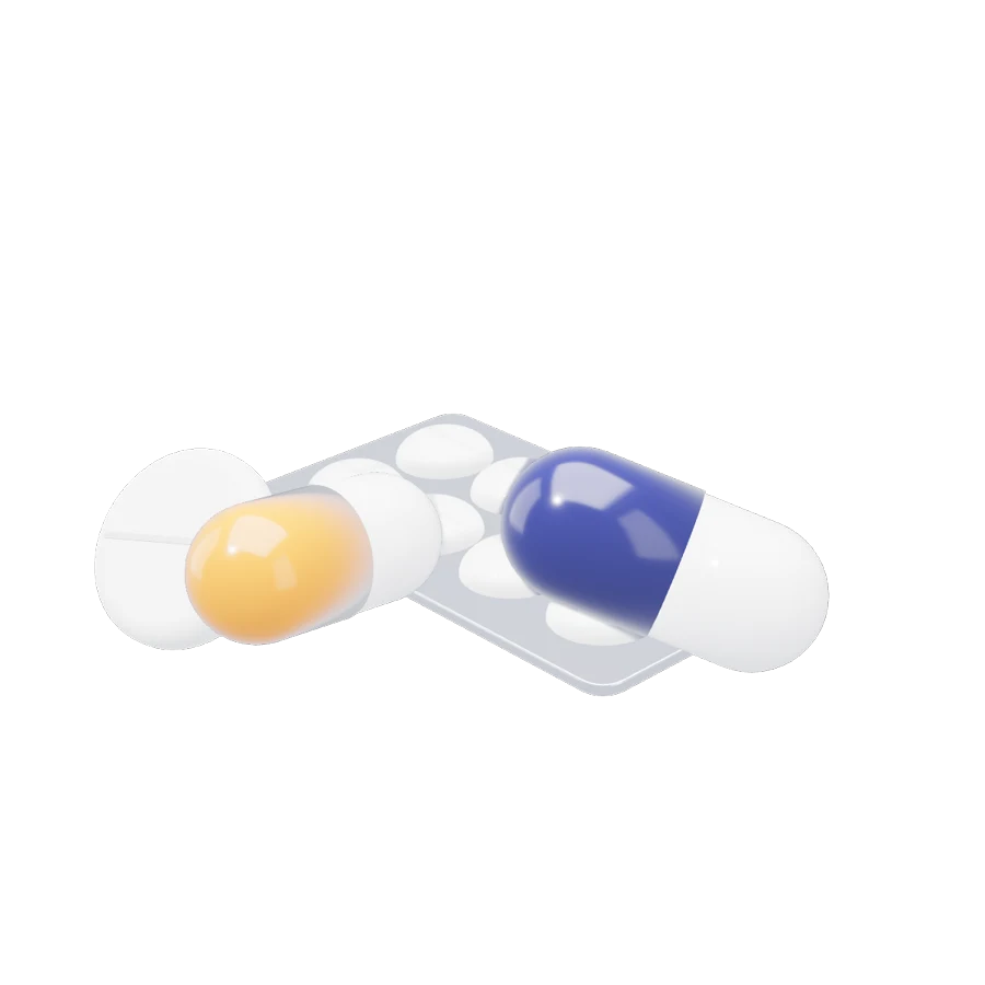 Tablets and capsules in blister packs